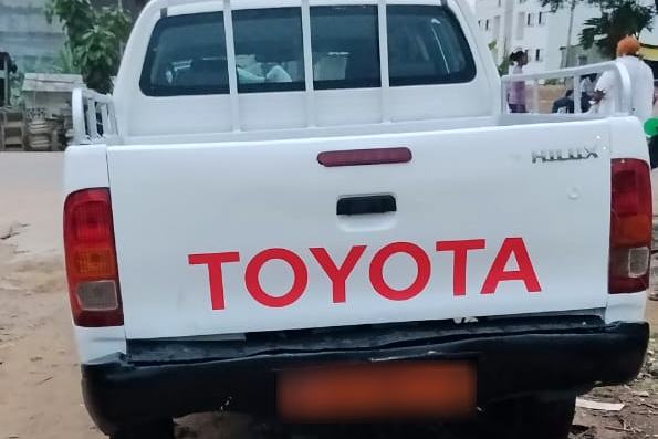 Arrière du Toyota Hilux Double Cab